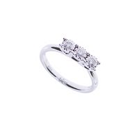 Ring Bliss Woman Rugiada in White Gold 0.09 Ct 20090263 - 20090263